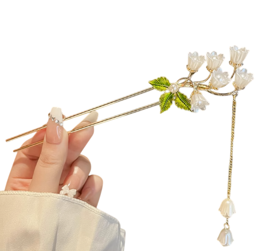 Eternal Blossom: A Hairpin of Ancient Dreams