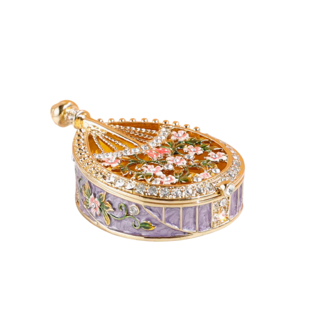 Melodic Reverie: Antique-Inspired Jewelry Box in the Elegance of a Chinese Pipa