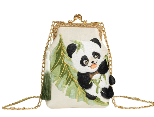 Exquisite Chinese-Style Panda Embroidered Phone Bag: A Chic Fusion of National Elegance and Contemporary Fashion