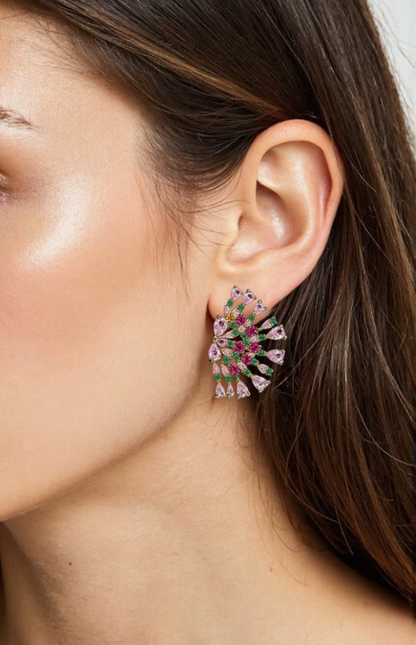 Celestial Serenade: Ethereal Echoes of Rainbow Dreams Enchanted Earrings